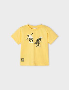 Camiseta Mayoral Amarilla Para Niño