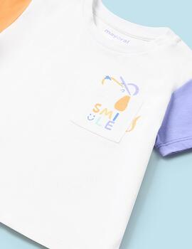 Conj.Mayoral Camiseta Y Bañador Lila Para Bebè