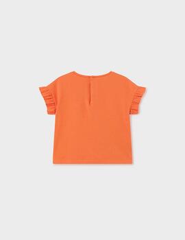 Camiseta Mayoral Cactus Naranja Para Bebè