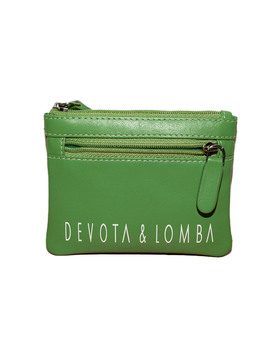 Monedero en Piel eara Mujer Color Verde - Devota & Lomba