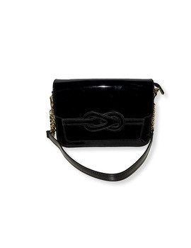 Bolso de Piel Charol Negro