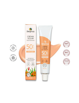 Crema Facial Protector Solar BIO SPF50 con color