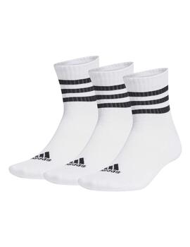 Calcetines Adidas 3S C SPW 3P Blanco/Negro