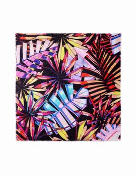 Foulard Desigual Beachtime Negro/Multicolor Mujer