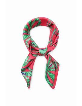 Foulard Desigual Hawaiian Fucsia/Verde Mujer