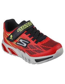 Zapatillas Skechers S-Lights Vorlo Rojo Niño