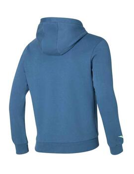 Sudadera Mizuno Athletic Graphic Azul Oscur Hombre