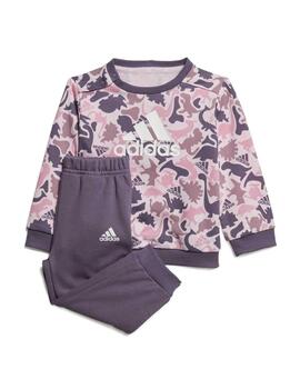 Chandal Adidas I AOP FT JOG Rosa/Morado Niña