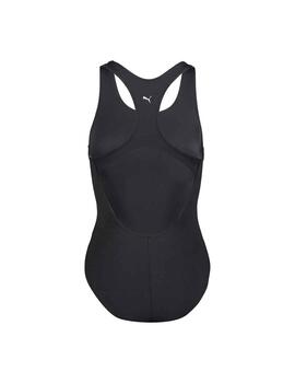 Bañador Puma Swim Racerback Negro Mujer