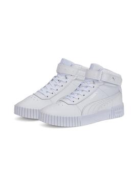 Zapatillas Puma Carina 2.0 Mid Blanco Mujer