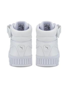 Zapatillas Puma Carina 2.0 Mid Blanco Mujer