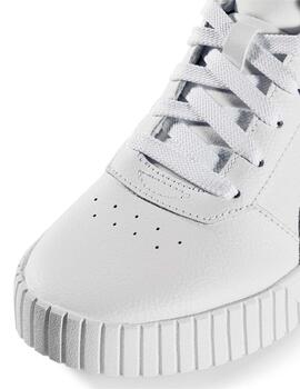 Zapatillas Puma Carina 2.0 Mid Blanco Mujer