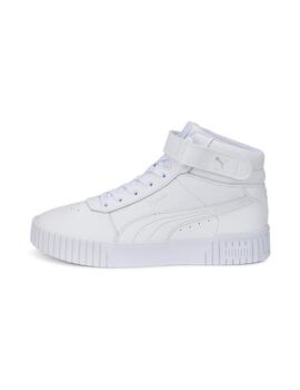 Zapatillas Puma Carina 2.0 Mid Blanco Mujer