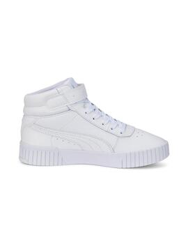 Zapatillas Puma Carina 2.0 Mid Blanco Mujer