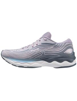 Zapatillas Mizuno Wave Skyrise 4 Lila/Gris Mujer