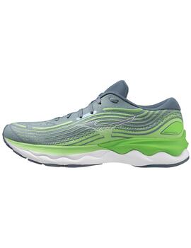 Zapatillas Mizuno Wave Skyrise 4 Gris/Verde Hombre