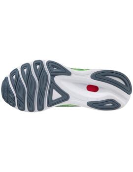 Zapatillas Mizuno Wave Skyrise 4 Gris/Verde Hombre