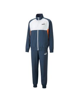 Chandal Puma Woven Gris/Blanco/Naranja Hombre