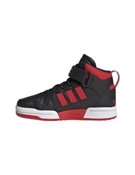 Zapatillas Adidas Postmove Mid K Negro/Rojo/Bco