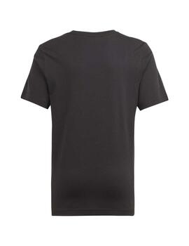 Camiseta Adidas B Lin Repeat Negro Niño