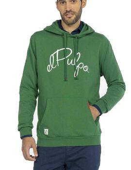 Sudadera elPulpo Iconic Verde Hombre