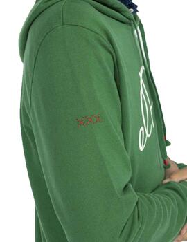 Sudadera elPulpo Iconic Verde Hombre