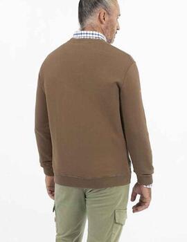 Sudadera elPulpo Valley Marron Hombre