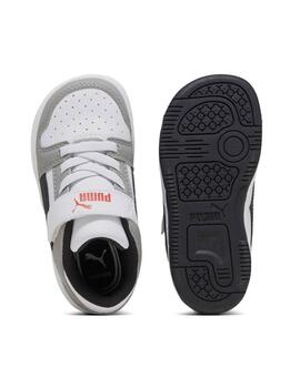 Zapatillas Puma Rebound Layup Lo V Inf Bco/Gris/Ne