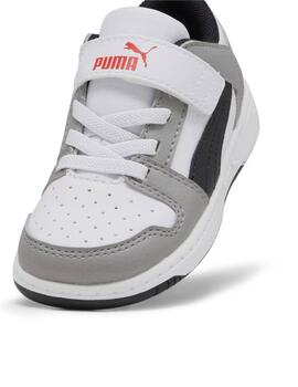 Zapatillas Puma Rebound Layup Lo V Inf Bco/Gris/Ne