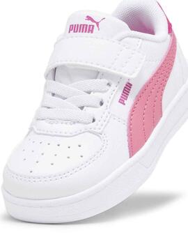 Zapatillas Puma Caven 2.0 AC  Blanco/Rosa Niña