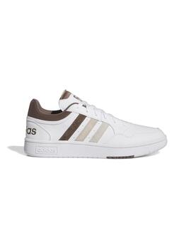 Zapatillas Adidas Hoops 3.0 Blanco/Marron Hombre