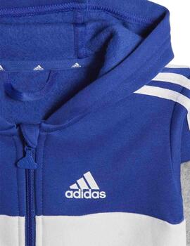 Chandal Adidas I 3S TIB FL TS Azul/Gris Niño