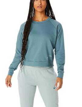 Sudadera Asics Tiger Sweatshirt Verde Mujer