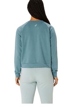 Sudadera Asics Tiger Sweatshirt Verde Mujer