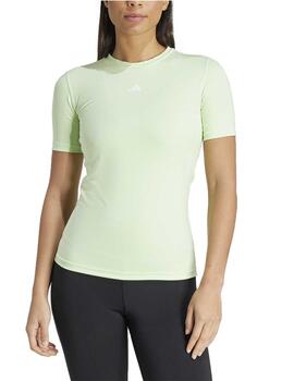 Camiseta Adidas TF Train T Verde Mujer