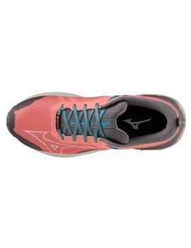 Zapatillas Mizuno Wave Ibuki 4 Gtx Wos Rojo Mujer