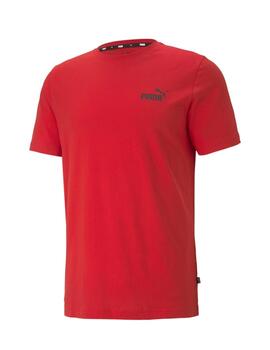 Camiseta Puma ESS Small Logo Rojo Hombre