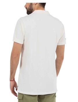 Polo elPulpo Basic Logo Blanco Hombre