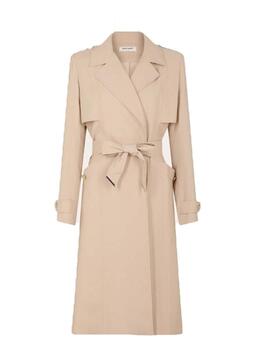 Gabardina Naf Naf Brianna Beige Mujer