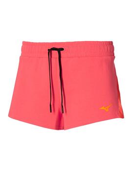 Short Mizuno Athletics Coral Mujer