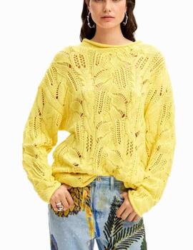 Jersey Desigual Milano Amarillo Mujer