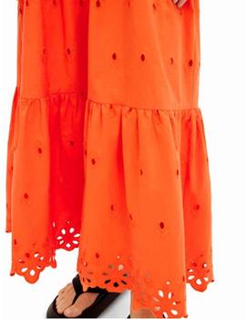 Vestido Desigual Malver Naranja Mujer