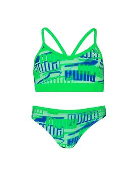 Bikini Puma Swim Printed Verde Niña