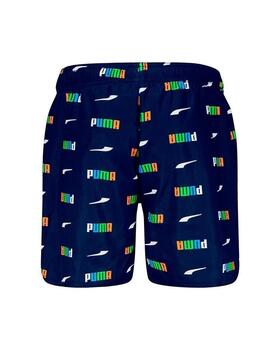 Bañador Puma Swim Printed Logo Mid S Marino Niño