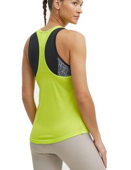 Camiseta Reebok ID Train Mesh Back TK Verde Mujer