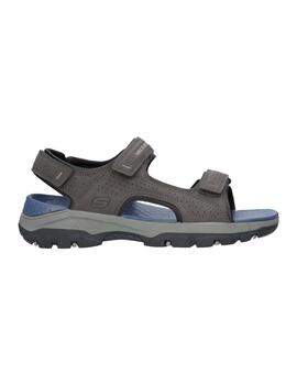 Sandalias Skechers Tresmen Garo Gris Hombre