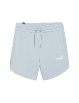 Short Puma ESS 5' High Waist Azul Mujer