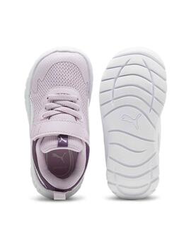 Zapatillas Puma Evolve Run Mesh Lila Niña