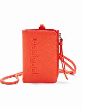 Monedero Desigual H Logo 24 Emma Mini Naranja Muje