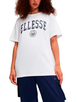 Camiseta Ellesse Neri Blanco Mujer